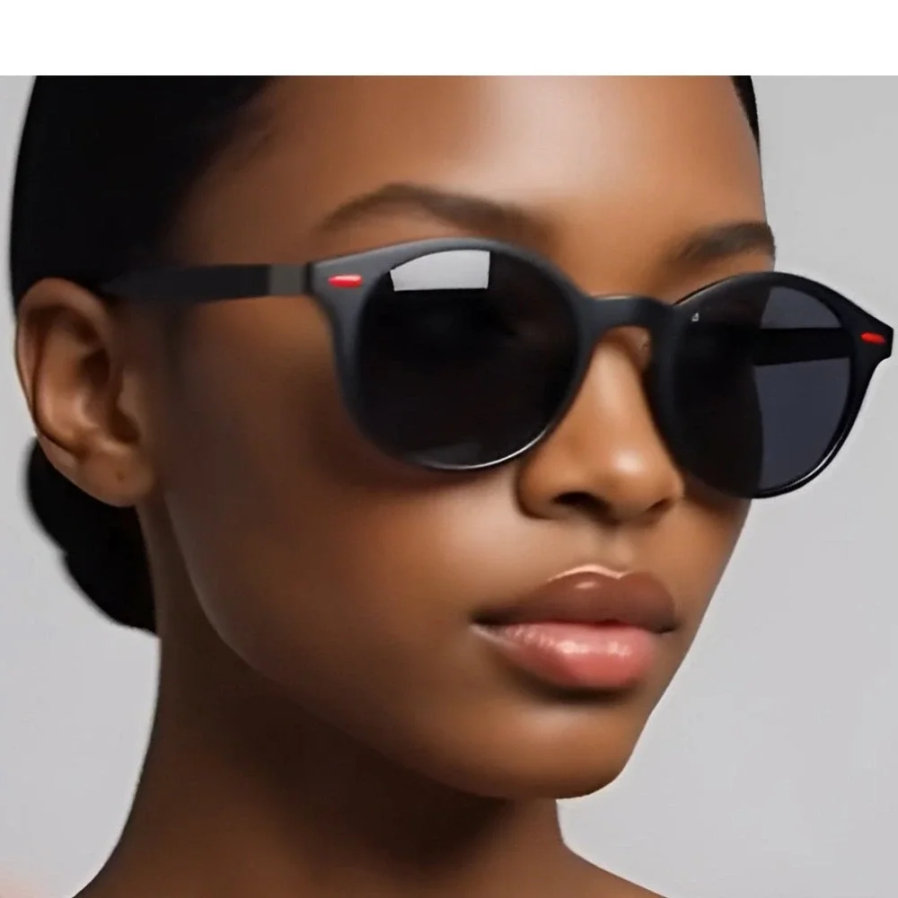 Polarized Sunglasses Men Driving Fishing Round Frame Sports Lentes Gafas Humbres